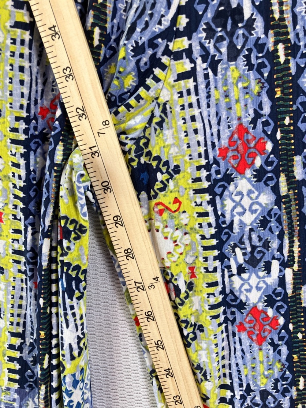 Energie Blue Multi Printed Pleated Wide-Leg Pants - Picture 8 of 11